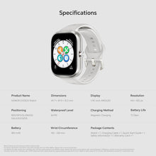 Load image into Gallery viewer, HONOR CHOICE Watch - White | 1.95" AMOLED Display | Bluetooth Calling | 120 Workout Modes | 5ATM Swim-Ready | Upto 12 Days Battery Life | Built-in Multi-System GNSS | SpO2, Heart Rate, Sleep Tracking