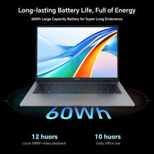 Load image into Gallery viewer, HONOR MagicBook X14 Pro 2024, 13th Gen Intel Core i5-13420H (16GB/512GB NVMe SSD, 14-inch (35.56 cm) FHD IPS Anti-Glare Thin and Light Laptop/Windows 11/Backlit Keyboard/Fingerprint/1.4Kg), Gray