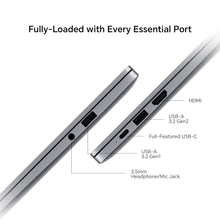 Load image into Gallery viewer, HONOR MagicBook X14 Pro 2024, 13th Gen Intel Core i5-13420H (16GB/512GB NVMe SSD, 14-inch (35.56 cm) FHD IPS Anti-Glare Thin and Light Laptop/Windows 11/Backlit Keyboard/Fingerprint/1.4Kg), Gray