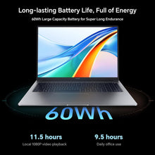Load image into Gallery viewer, HONOR MagicBook X16 Pro 2024, 13th Gen Intel Core i5-13420H (16GB/512GB NVMe SSD, 16-inch (40.64 cm) FHD IPS Anti-Glare Thin and Light Laptop/Windows 11/Backlit Keyboard/Fingerprint/1.75Kg), Gray