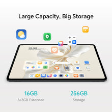 Load image into Gallery viewer, HONOR Pad 9 with Free Bluetooth Keyboard, 12.1-Inch 2.5K Display, 16GB (8+8GB Extended), 256GB Storage, Snapdragon 6 Gen 1 (4nm), 8 Speakers, Up-to 17 Hours, Android 13, WiFi Tablet, Metal Body, Gray