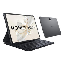 Load image into Gallery viewer, HONOR Pad 9 with Free Bluetooth Keyboard, 12.1-Inch 2.5K Display, 16GB (8+8GB Extended), 256GB Storage, Snapdragon 6 Gen 1 (4nm), 8 Speakers, Up-to 17 Hours, Android 13, WiFi Tablet, Metal Body, Gray
