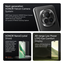 Load image into Gallery viewer, HONOR Magic6 Pro 5G (Black, 12GB+512GB) | 6.8-inch Quad-Curved Display | Dual OIS 50MP+180MP+50MP Camera | 50MP Selfie Camera | Snapdragon 8 Gen 3 | AI-Powered MagicOS 8.0 | Global Variant