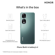 Load image into Gallery viewer, HONOR 90 (Emerald Green, 8GB + 256GB) | India's First Eye Risk-Free Display | 200MP Main & 50MP Selfie Camera | Segment First Quad-Curved AMOLED Screen | Without Charger