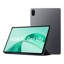 Load image into Gallery viewer, HONOR Pad X8a with Free Flip-Cover (11 inch) FHD TUV Rheinland Certified Eye Protection Display, 4GB RAM 128 GB ROM Expandable Up-to 1TB, Snapdragon 680, Histen Quad Speakers, Wi-Fi Only, Gray
