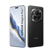 Load image into Gallery viewer, HONOR Magic6 Pro 5G (Black, 12GB+512GB) | 6.8-inch Quad-Curved Display | Dual OIS 50MP+180MP+50MP Camera | 50MP Selfie Camera | Snapdragon 8 Gen 3 | AI-Powered MagicOS 8.0 | Global Variant
